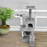 24X30X51" Cat Tree Condo Furniture Sisal Scratching Posts Platforms Hammock 12240