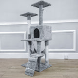 24X30X51" Cat Tree Condo Furniture Sisal Scratching Posts Platforms Hammock 12240