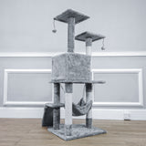 24X30X51" Cat Tree Condo Furniture Sisal Scratching Posts Platforms Hammock 12240