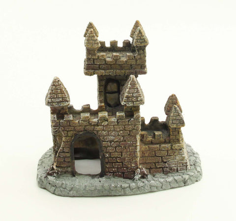 MEDIEVAL STONE CASTLE RESIN ORNAMENT AQUARIUM DECORATION12252