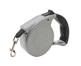 Fixture Display 16 Feet Black Retractable Belt Dog Leash, Black/Mosaic 12256