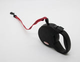 Fixture Display 22 Feet Black Retractable Belt Dog Leash, Black 12257