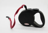 Fixture Display 22 Feet Black Retractable Belt Dog Leash, Black 12257