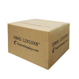 20PK 12X10X8" Shipping Box Cardboard Singlewall BF150 Mail Packaging E-Commerce 12X10X8-20PK