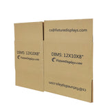 20PK 12X10X8" Shipping Box Cardboard Singlewall BF150 Mail Packaging E-Commerce 12X10X8-20PK