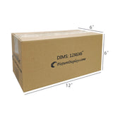 20 Pack 12X6X6" Printed Shipping Boxes Singlewall B Flute Cardboard Box 32 ECT 12X6X6-20PK