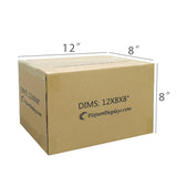 20PK 12X8X8" Shipping Box Cardboard Singlewall BF150 Mail Packaging E-Commerce 12X8X8-20PK