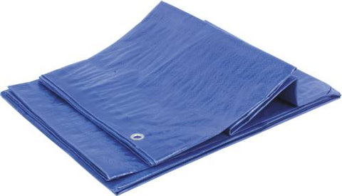 BLUE POLY TARP 12' X 14' CAMPING OUTDOORS GARAGE SHOP TARPAULIN CANVAS