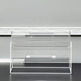 Clear Acrylic Raffle Drum Ticket Draw Casino Lottery Bingo 16X12X9DIM 9 Drum 119566