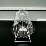 Clear Acrylic Raffle Drum Ticket Draw Casino Lottery Bingo 16X12X9DIM 9 Drum 119566