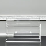 Clear Acrylic Raffle Drum Ticket Draw Casino Lottery Bingo 16X12X9DIM 9 Drum 13030