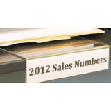 Frame, Shelf Label, Holders 8 x 2 Signage/Counters/Shelves/Reception Desk 10pk