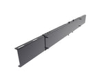 FixtureDisplays? 28.5-50 X 4.9 X 1 Black Bollard Sign Frame Attachment Bracket 13118