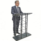 Metal Truss Podium Double Width Modern Design 13137