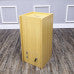 15"x 15" x 31.5",Double Lock Wood (MDF Veneer) Donation Box Tithing Box Fundraising Stand 40004