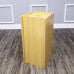 15"x 15" x 31.5",Double Lock Wood (MDF Veneer) Donation Box Tithing Box Fundraising Stand 40004