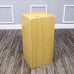 15"x 15" x 31.5",Double Lock Wood (MDF Veneer) Donation Box Tithing Box Fundraising Stand 40004