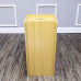 15"x 15" x 31.5",Double Lock Wood (MDF Veneer) Donation Box Tithing Box Fundraising Stand 40004