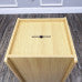 15"x 15" x 31.5",Double Lock Wood (MDF Veneer) Donation Box Tithing Box Fundraising Stand 40004