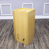 Wood Donation Box Tithing Box Fundraising Stand with Sign Holder 13155+12065