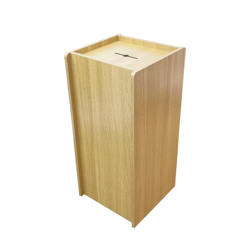 Wood Donation Box Tithing Box Fundraising Stand Offering Collection Charity 13155
