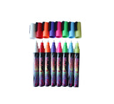 8 Multi Color Highlighter Fluorescent Liquid Marker Pen DryErase LED WHITE Board