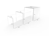 Clear/Black Riser Plexiglass Riser Lucite Acrylic Riser Display Risers rack13164 567