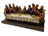The Last Supper Figurine Jesus and Deciples Molded Sculputure 13302