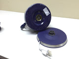 Teapot Ceramic Electric Kettle Warm Plate, Blue Polka Dot Decor, Gift, New,13582