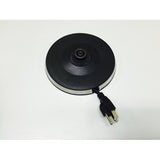 Teapot Ceramic Electric Kettle Warm Plate, Black Peony Decor, Gift, New,13583