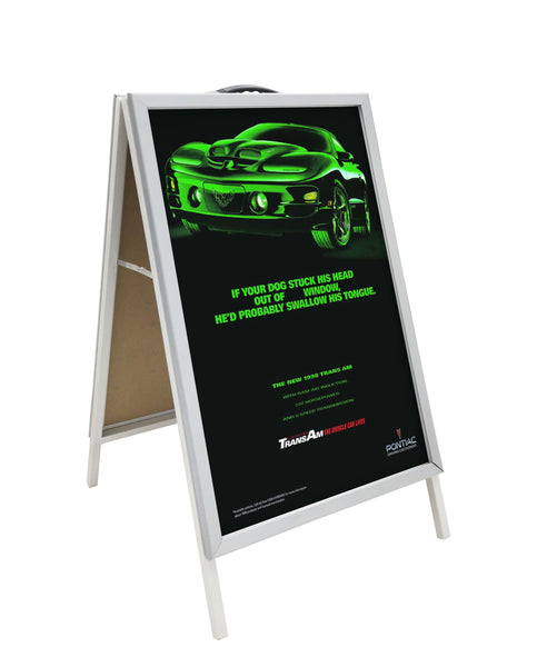 A Frame Sidewalk Sign MenuBoard Restaurant 2 Sided A Board Graphic Poster Banner
