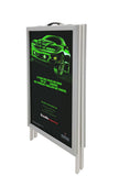 A Frame Sidewalk Sign MenuBoard Restaurant 2 Sided A Board Graphic Poster Banner
