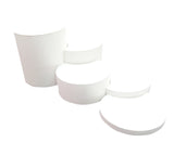 White Round Display Risers Glorifiers Jewelry Display Necklace Ring Bracelet 13795