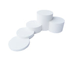 White Round Display Risers Glorifiers Jewelry Display Necklace Ring Bracelet 13795