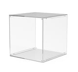4 Sided Clear Cube Acrylic T Shirt Display Transparent Clothing Showcase Exhibit