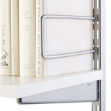 2PK ecorative Double Slot Bookend Bracket Shelf Dividers, Clothes Organizer & Storage, Book Shelf Divider 13889 2PK