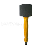 FixtureDisplays Wooden Beer Tap Handle Kit with Two Small Black Chalkboard 14004
