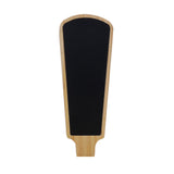 FixtureDisplay Mini Wooden Beer Tap Handle with Two-Sided  Small Chalkboard 14006