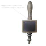 FixtureDisplays Wooden Beer Tap Handle with Two Small Chalkboard 14010