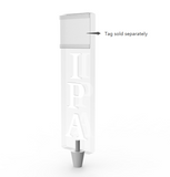 Customizable Generic IPA Clear Acrylic Plexiglass Beer Tap Handle 14106