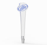 Acrylic Plexiglass Lucite Miller Lite Handle 14108