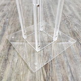 Wood Acrylic Large Floor Standing Tithing Box Offering Box Ballot Building Fund  14301