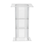 Acrylic Podium Curve Pulpit Plexiglass Church Podium Curved Prayer Hand Lectern 14307+12152