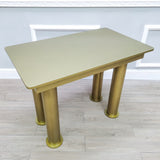 39.3 X 23.6 X 30" Gold Color Wood MDF Church Holy Communion Table 14308