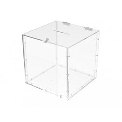 15x15x15 Clear Plexiglass Large Tithing Box Offering Box Ballot Box 14316 BOX