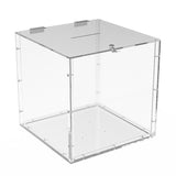 15x15x15 Clear Plexiglass Large Tithing Box Offering Box Ballot Box 14316 BOX