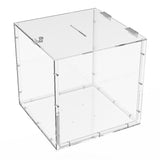 15x15x15 Clear Plexiglass Large Tithing Box Offering Box Ballot Box 14316 BOX