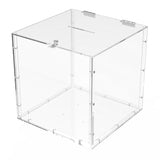 15x15x15 Clear Plexiglass Large Tithing Box Offering Box Ballot Box 14316 BOX