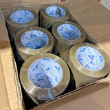 2 Wide 110 Yards Brown Box Sealing Tape Carton Packing Shipping Tape 2Mil 14405 36