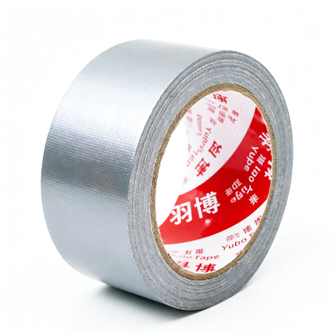 Silver Duct Tape 1.88¡±x32.8Ft Heavy Duty Waterproof Cloth Tape 3¡±(76mm) Core No Residue 14415